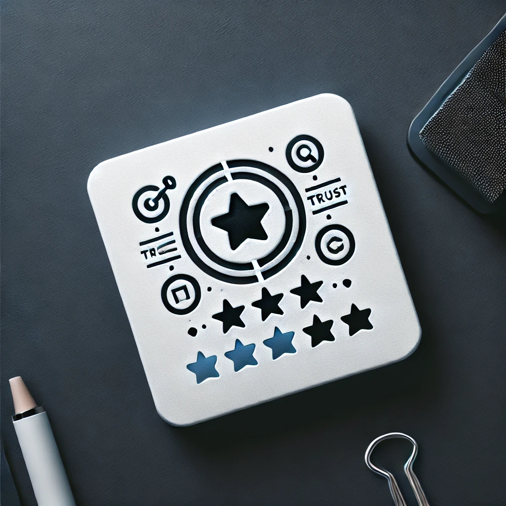 A digital illustration of a website owner responding to reviews